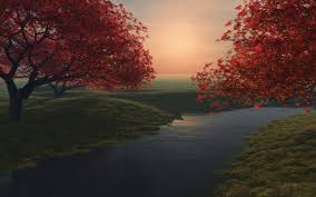 Red Maple Trees By The River Wallpaper Digital Art Wallpapers 43467 Best hd wallpapers of art, desktop backgrounds for pc & mac, laptop, tablet, mobile phone. red maple trees by the river wallpaper