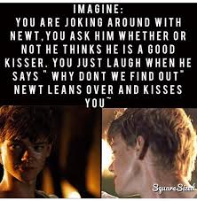 Wow You Are An Amazing Kisser Thanks Newt Maze Runner Maze Runner Imagines Maze Runner Movie