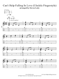 Ukulele evil / злой укулеле. Cant Help Falling In Love Ukulele Fingerstyle