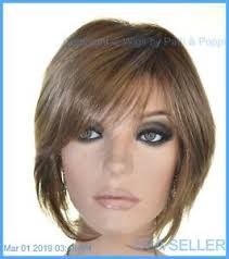 details about stylista gabor wig color sunlit chestnut gl10 12 authentic textured bob style