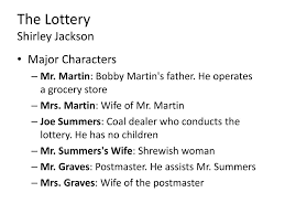 Ppt The Lottery Shirley Jackson Powerpoint Presentation Free Download Id 2606280
