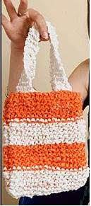 Looking for a good deal on knit carrier? Knitting By The Sea Shopping Bag Knitted From Carrier Bags