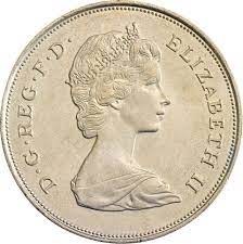 1980 canada arctic polar bear uk queen elizabeth ii proof silver $ coin i85657. 25 New Pence Crown United Kingdom Great Britain 1980 Km 921 Coinbrothers Catalog