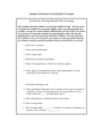 Even worse, the resulting medical bills can be overwhelming. Certificate Of Creditable Coverage Template Fill Online Printable Fillable Blank Pdffiller