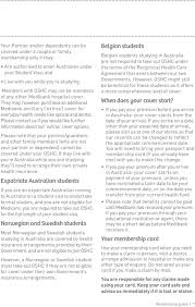 Info@acahealth.com.au locked bag 2014 wahroonga nsw 2076 phone: Membership Guide Overseas Student Health Cover Pdf Free Download