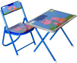 This adorable peppa pig toddler bedding set features colorful designs that add charming appeal to your little girl's bedroom. Digionics Study Table With Chair For Peppa Pig Metal Desk Chair Price In India Buy Digionics Study Table With Chair For Peppa Pig Metal Desk Chair Online At Flipkart Com