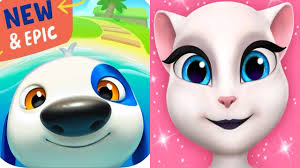 My Talking Angela vs My Talking Hank Islands all animals Angela new  Gameplay ios Andriod 2025 Ep4302