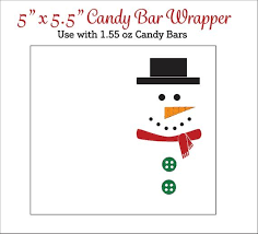 Give a sweet treat and a christmas card with this beautiful printable candy bar wrapper. Snowman Candy Bar Wrappers Printable Snowmen Candy Wrappers Etsy In 2020 Christmas Candy Bar Christmas Chocolate Bar Wrappers Candy Wrappers
