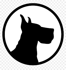 Maybe you would like to learn more about one of these? Silhouette Great Dane Logo Hd Png Download Vhv