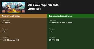 Welcome to rocket league garage, world's first rocket league fan site. Voxel Turf System Requirements 2021 Test Your Pc