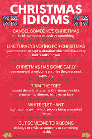 Popular English Christmas Idioms And Sayings Upgrade Your English In 2020 English Phrases English Idioms Learn English