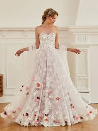 Sweetheart Beading Flowers Lace Wedding Dress Wedding Dresses Wedding Dresses Lace Wedding Dresses With Flowers