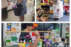 Foto Dilarang Belanja Pakai Kantong Plastik Warga Mulai Gunakan Barang Barang Rumah Tangga Ember Sangkar Burung Hingga Gerobak Semua Halaman Intisari