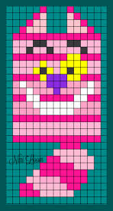 Chester Chat Alice Siney Perles A Repasser Hama Pixel Art Pattern Chester Cat Pixel Art