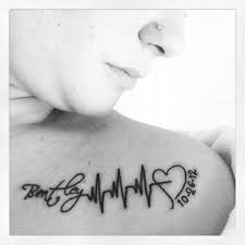 Adding letters, shapes, numbers, flags, color, or strokes also blend in well with a heartbeat tattoo design. All Name Tattoos Can You Spot Your Name Tattoos Beautiful
