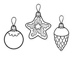 Decoración para el árbol, calendarios de adviento, estrellas navideñas,. Dibujo De Decoraciones De Navidad Para Colorear Dibujos Net