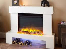 The power of electric flames. Katell Aurora 43 Electric Fireplace Suite Fireplaces 4 Life