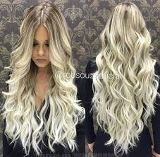I am in love with this extensions!!!! Platinum Blonde Long Wavy Balayage Hair Extensions Hair Styles Long Hair Styles Remy Human Hair Wigs