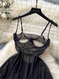 Sexy Pyjamas SINGREINY Erotic Nightwear Sheer Lace Lingerie Suits Women  Backless Porn Dress+Thongs 2024 Hollow Out Mesh Sexy Pajamas 24318 From  9,91 € | DHgate