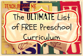 There are thousands of pages of free printable activities on the site, and we've listed them by category, by holiday and by season below. Ultimate List Of Free Preschool Curriculum Resources Teach Beside Me