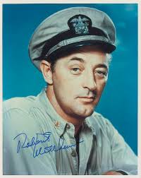 Robert Mitchum and Clayton Moore