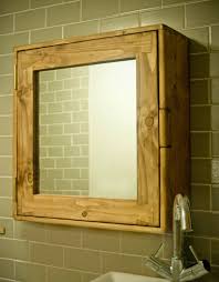 Bathroom Wall Cabinet Natural Eco Solid Wood Small Mirror Door 43 5h X 38 5w X14d Cm 2 Shelves Modern Rustic Custom Handmade Somerset Wooden Bathroom Mirror Wood Wall Bathroom Wooden Bathroom