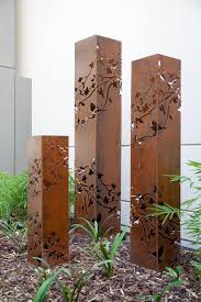 Creative Outdoor Feature Light Towers By Www Entanglements Com Au Metal Garden Art Metal Tree Wall Art Outdoor Metal Art