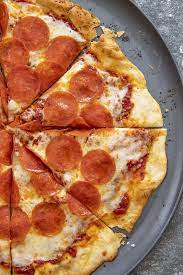 Easy Thin Crust Pizza The Salty Marshmallow Recipe Thin Crust Pizza Dough Recipe Thin Crust Pizza Dough Pizza Recipes Dough