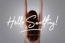 The best selection of script fonts for windows and macintosh. Hello Santtiny Brush Script 194550 Script Font Bundles