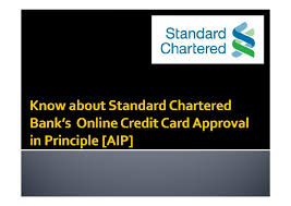 Standard Chartered Bank Benefits Of Online Credit Card Aip