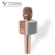 Original Brand Q9 Q7 04 Bluetooth Karaoke Microphone Wireless Professional Player Speaker With Carring Case For Iphone A Iphone Cases Microphone Karaoke Player