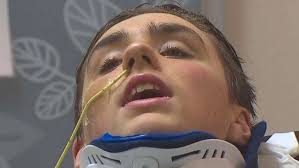 Teen paralyzed in Washington train derailment thanks good Samaritan