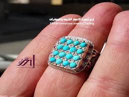 اجمل الخواتم الايرانية فيروز مجوهرات فاخرة خاتم مميز طبيعي100 Turquoise للعرض In 2020 Gemstones Turquoise Ring Jewelry
