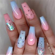 This is one of the cute coffin nail designs where you have the option to grab any bright color that your heart desires. 50 Stunning And Gorgeous Summer Coffin Acrylic Nail Designs For Your Inspiration Cute Hostess For Modern Women