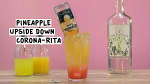 Pineapple Upside Down Corona Rita 1 Oz 30ml Tequila 1 2 Oz 15ml Triple Sec 1 1 2 Oz 45ml Sweet Pineapple Upside Pineapple Upside Down Tipsy Bartender