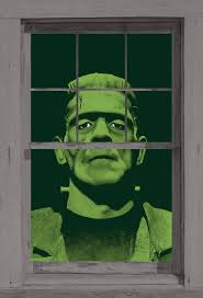 WOWindow Ken Stein Halloween 34.5"x60" (1) Plastic Backlit Reusable Window  Decoration Poster, USA Made, Easier Than Cling: Prints: Posters & Prints