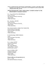 Kuala terengganu is also the capital of kuala terengganu district. Pdf Upper Respiratory Tract Infections To What Extent Is The Management Evidence Based