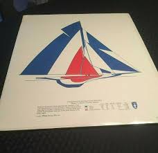 Vintage Americas Cup Poster 1977 Halliday Yachting And New