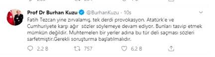 Gerici fatih tezcan sosyal medyada yaptığı paylaşımla cumhuriyet düşmanlığında sınır kuruluşunu darbe olarak nitelendirirken, mustafa kemal atatürk'e ise 'batı işbirlikçisi bir subay' diyerek hakaret etti. Ataturk E Hakaretler Yagdiran Yazar Fatih Tezcan A Ak Parti Ve Iyi Parti Den Buyuk Tepki Sorusturma Acilsin Haberler