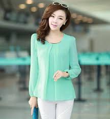 Modesty, sometimes known as demureness, is a mode of dress and deportment which intends to avoid the encouraging of sexual attraction in others. Model Baju Atasan Wanita Lengan Panjang Terbaru Baju Atasan Lengan Panjang Model Baru Chiffon Blouse Long Sleeve Clothes For Women Long Sleeve Chiffon Shirt
