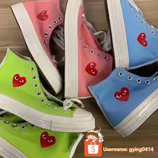 Converse chuck 70 cdg hi (fir green/egret/hi. Cdg Sneaker Sneakers Prices And Promotions Men Shoes Jul 2021 Shopee Malaysia