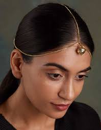 Buy Gold Plated Matha Patti by RITIKA SACHDEVA at Ogaan Online Shopping Site