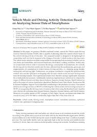 Apr 16, 2021 · cara menghitung irr sama dengan perhitungan net present value (npv), kecuali ketika npv ditetapkan sama dengan nol. Pdf Vehicle Mode And Driving Activity Detection Based On Analyzing Sensor Data Of Smartphones