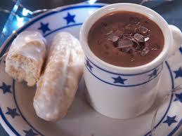 Homemade Hot Chocolate With Old Fashioned Doughnut Sticks Recipe Homemade Hot Chocolate Food Network Recipes Food