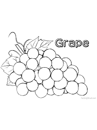 Find free printable grapes coloring pages for coloring activities. Print Grape Coloring Images Free Fruit Coloring Pages Grapes Coloring Page Coloring Pages