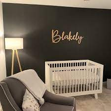 Gold Wooden Name Sign Name Plaque Personalized Nursery Name Etsy Baby Boy Room Nursery Nursery Baby Room Baby Room Decor