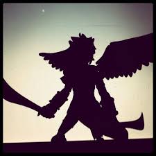 Dark Pit Icarus S Silhouette Kid Icarus Uprising Toys Photography Kid Icarus