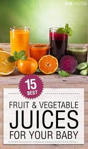 Are Fruit And Vegetable Juices Good For Babies Baby Juice Recipes Baby Food Recipes Vegetable Juice