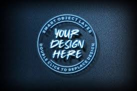 3d Text Effect Logo Mockup In 2020 Logo Mockup 3d Text Effect Mockup