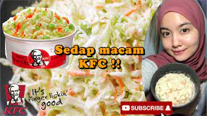 Korang boleh cuba resepi yang disediakan. Resepi Coleslaw Kfc Mudah Sedap Cara Buat Coleslaw Homemade Coleslaw Recipe Youtube